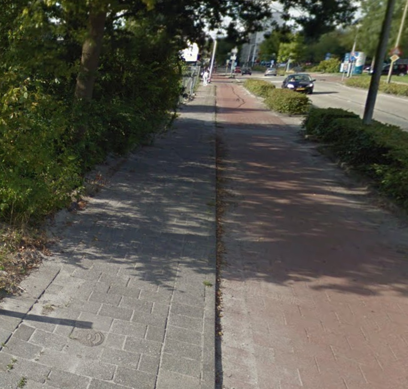 Ongelijkvloerse fietsovergang
